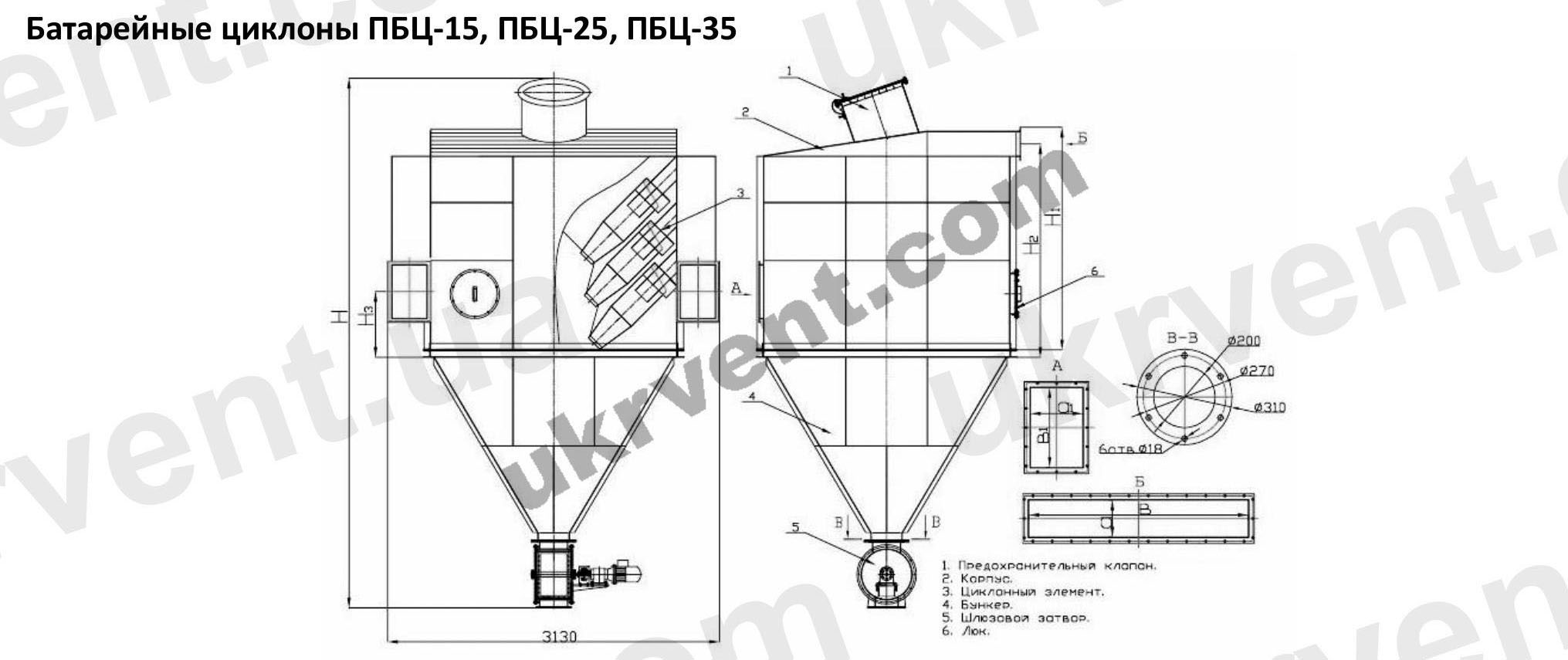 Циклон ПБЦ (ПБЦГ2)