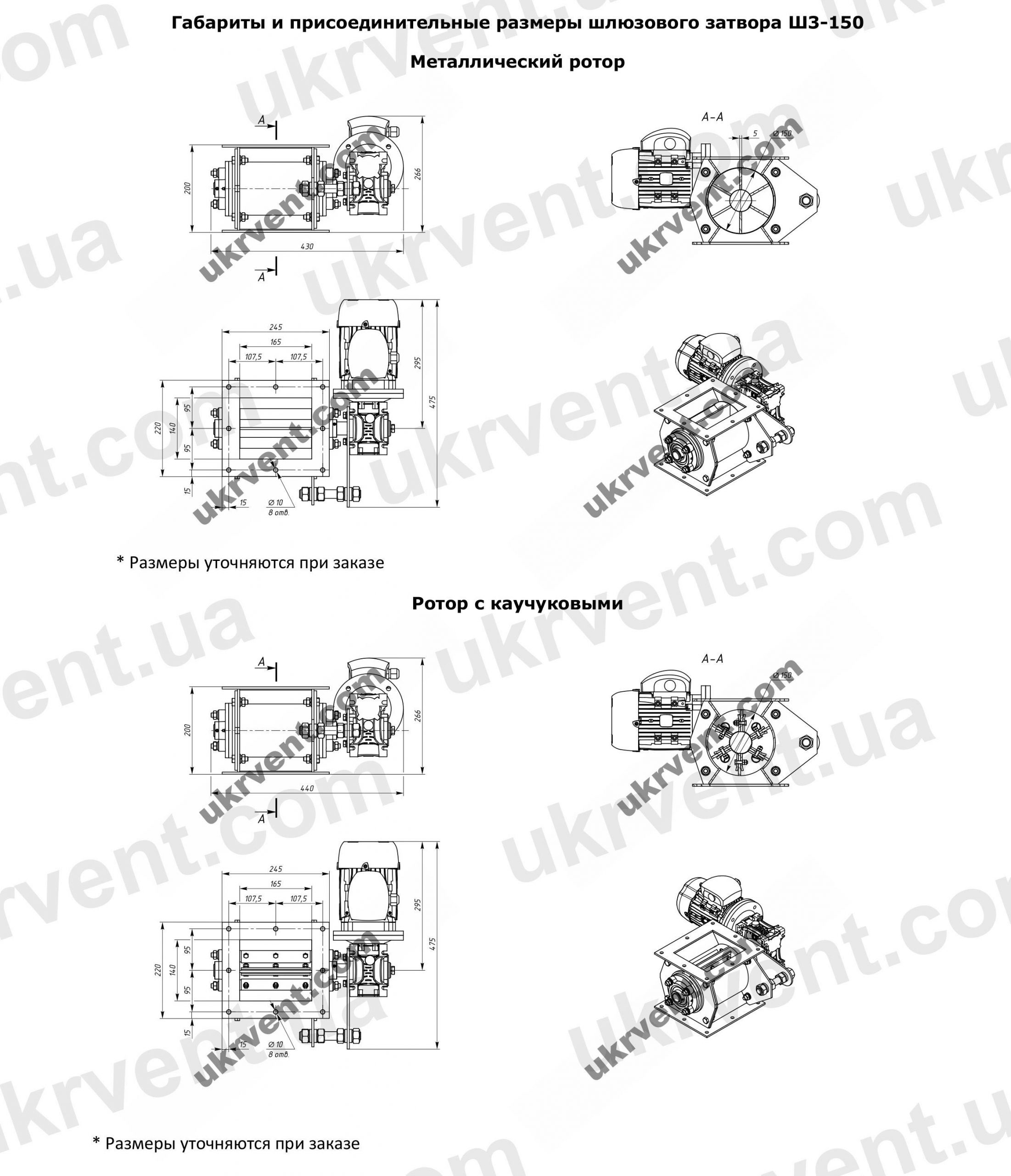 ШЗ-150 шлюзовой питатель