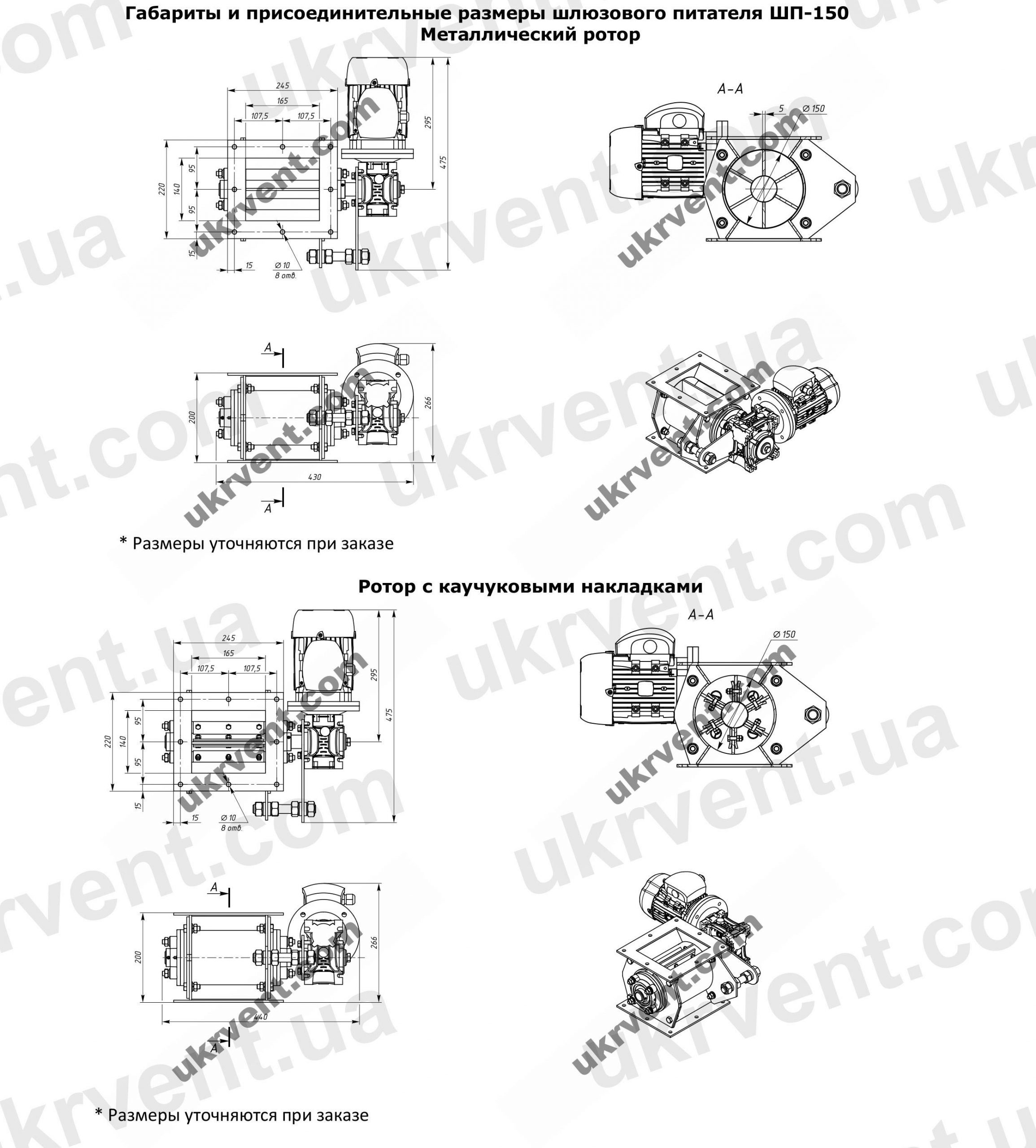 ШП-150 шлюзовой питатель