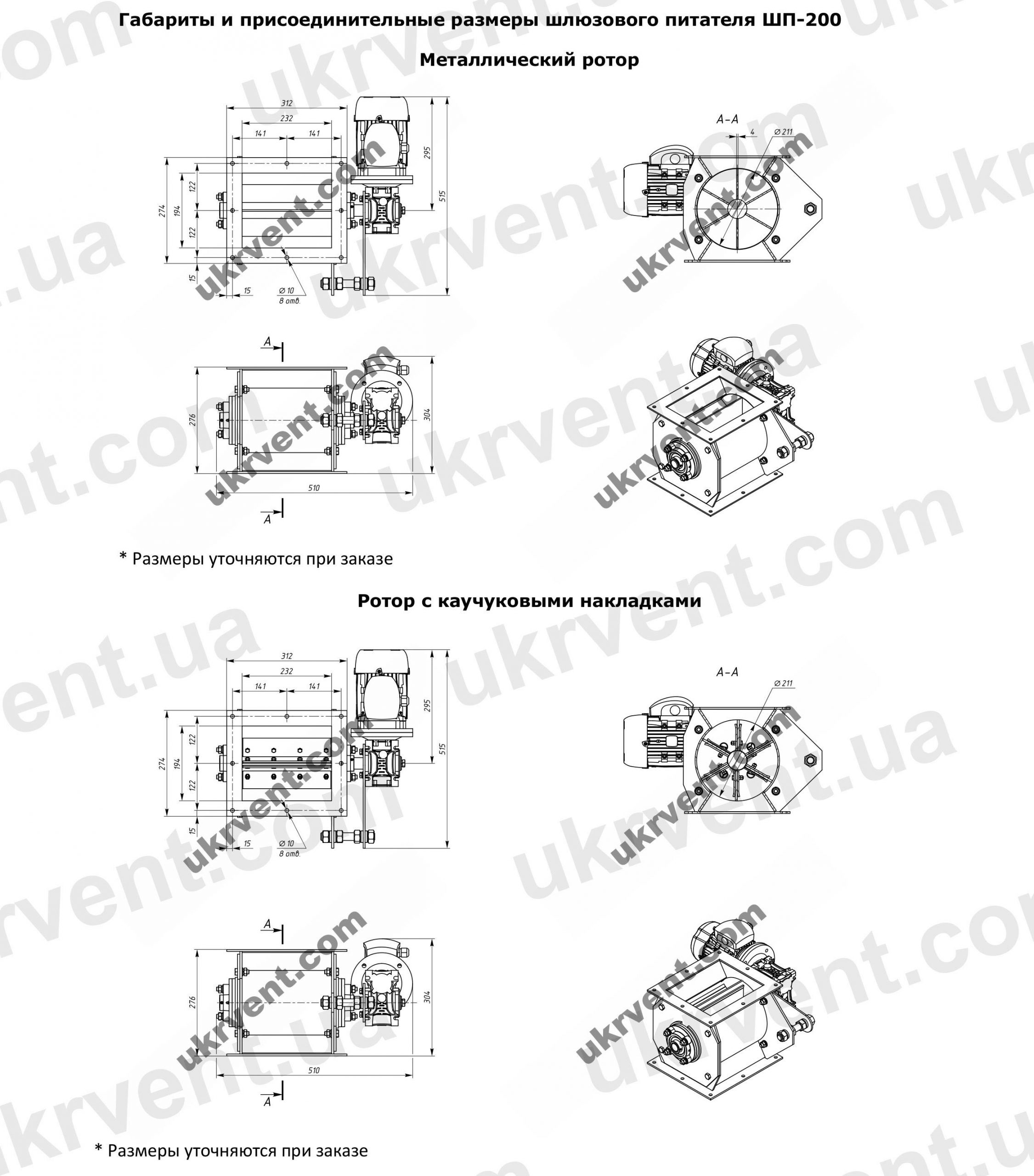 ШП-200 шлюзовой питатель