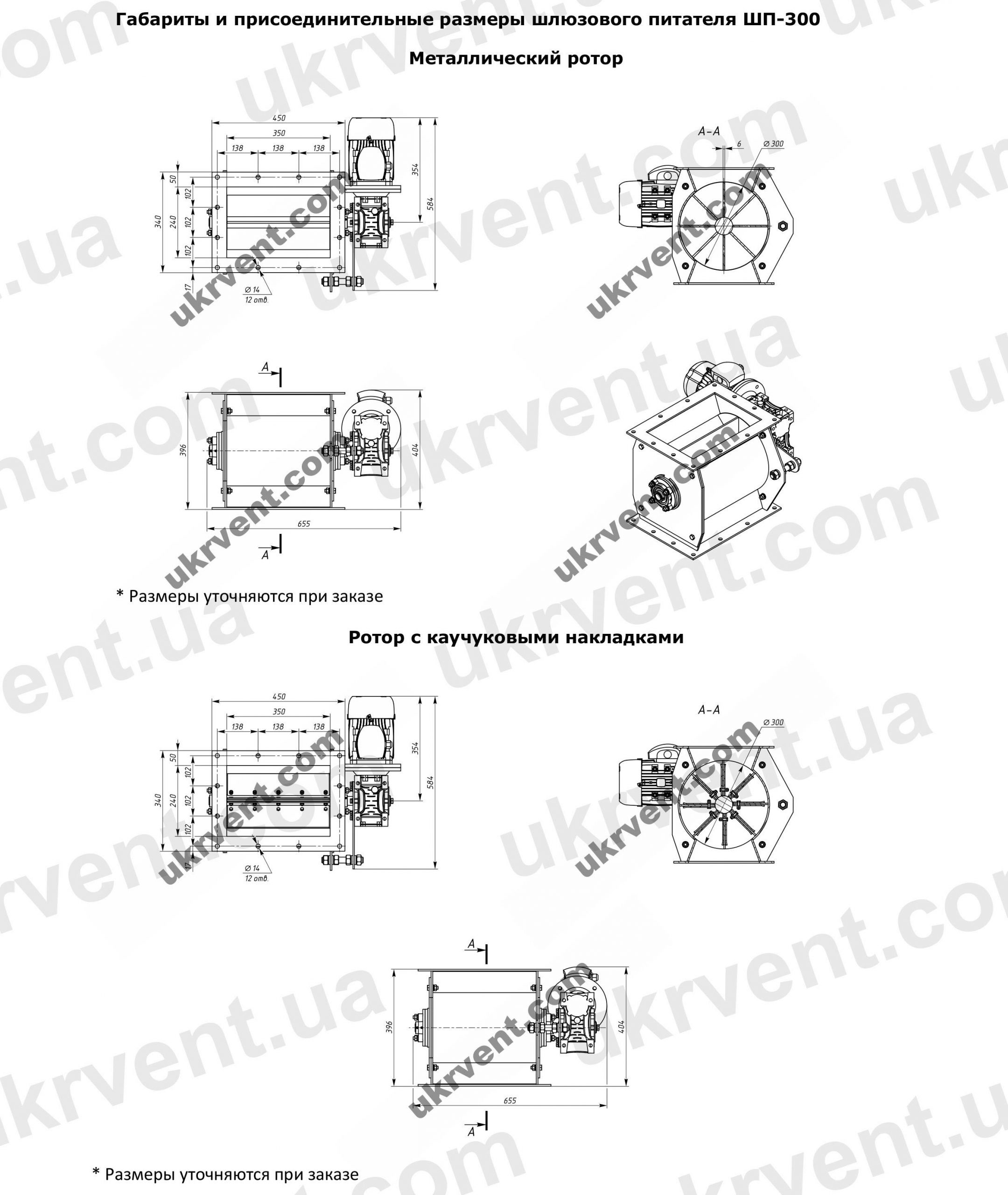 ШП-300 шлюзовой питатель