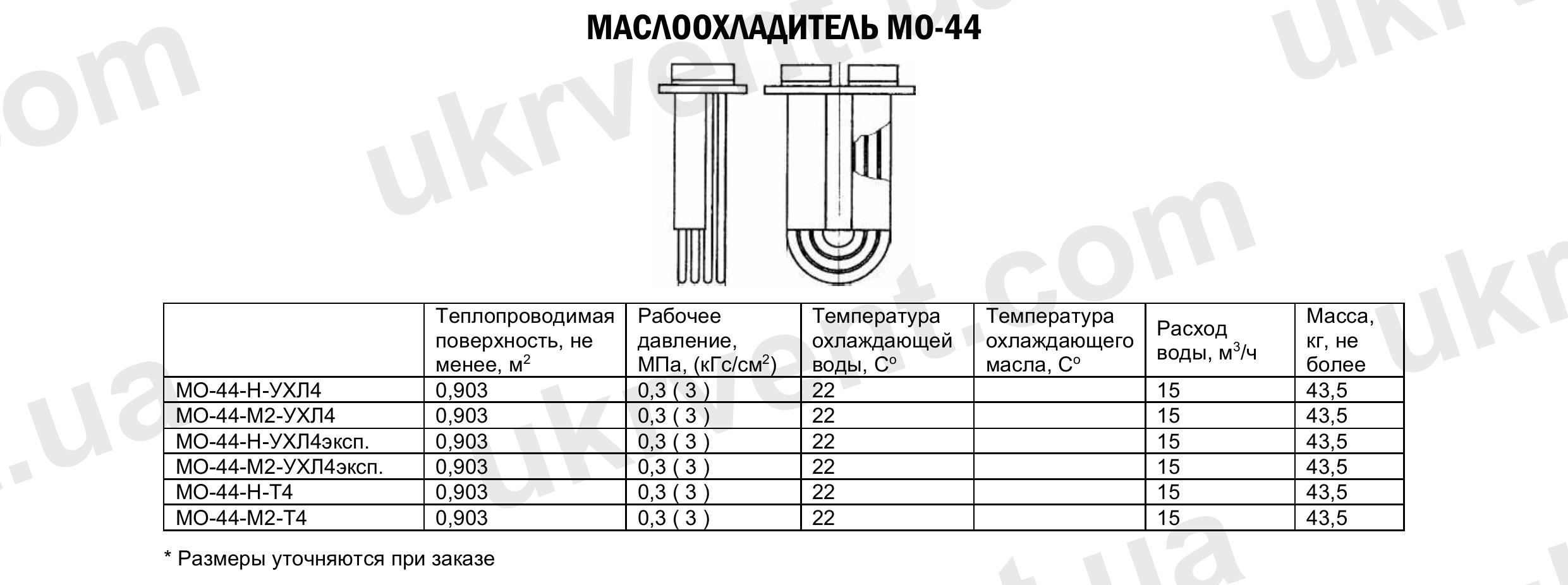 Маслоохладитель МО-44