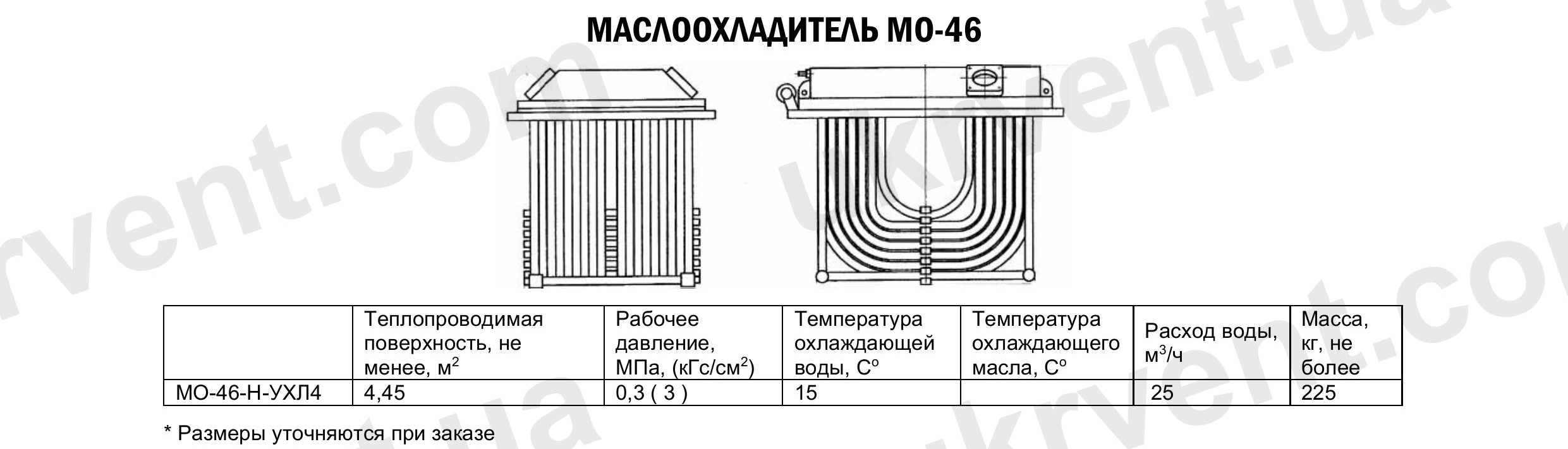Маслоохладитель МО-46